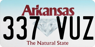 AR license plate 337VUZ