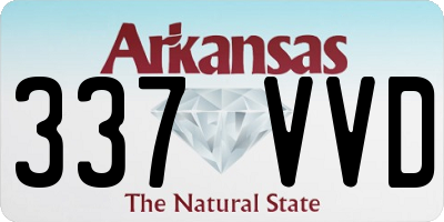 AR license plate 337VVD