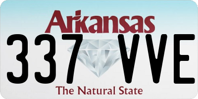 AR license plate 337VVE