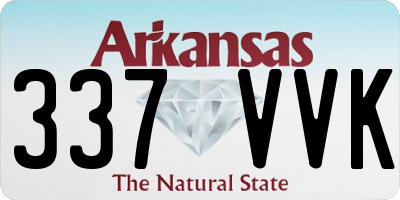 AR license plate 337VVK
