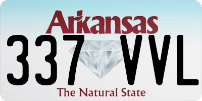AR license plate 337VVL