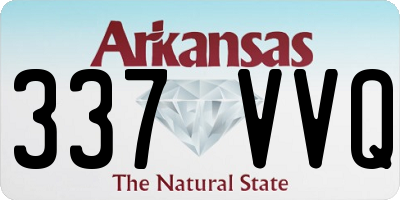 AR license plate 337VVQ