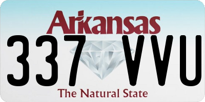 AR license plate 337VVU