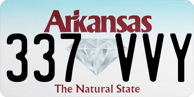 AR license plate 337VVY