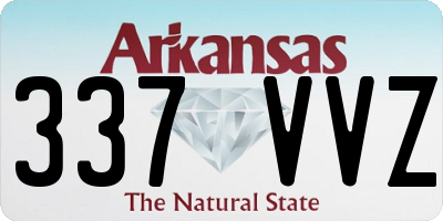 AR license plate 337VVZ