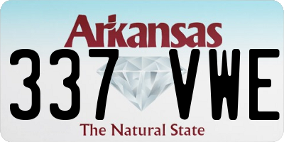 AR license plate 337VWE