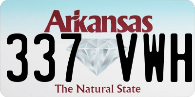 AR license plate 337VWH
