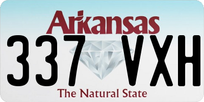 AR license plate 337VXH