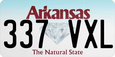 AR license plate 337VXL