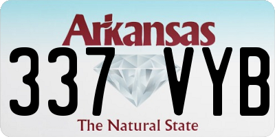 AR license plate 337VYB