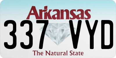 AR license plate 337VYD