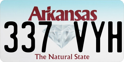 AR license plate 337VYH