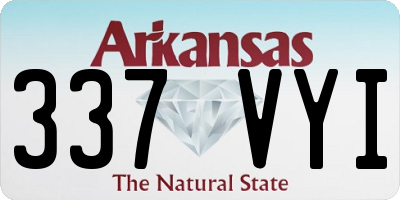 AR license plate 337VYI