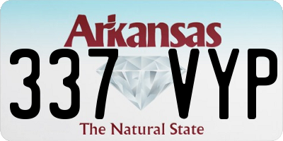AR license plate 337VYP