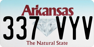 AR license plate 337VYV