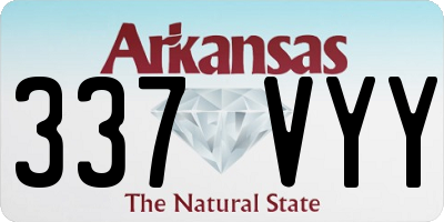 AR license plate 337VYY