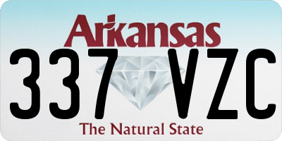 AR license plate 337VZC