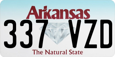 AR license plate 337VZD