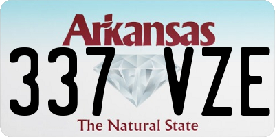 AR license plate 337VZE