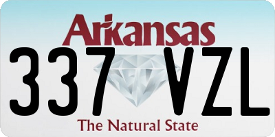 AR license plate 337VZL