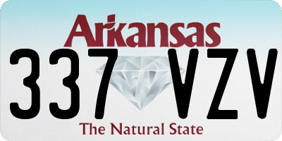 AR license plate 337VZV