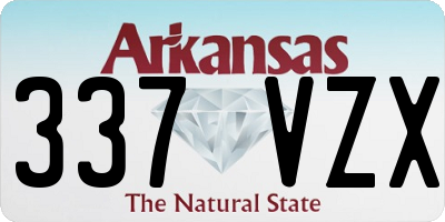 AR license plate 337VZX