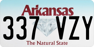 AR license plate 337VZY