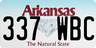 AR license plate 337WBC