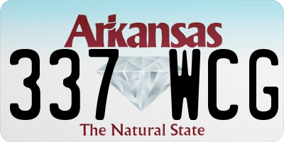 AR license plate 337WCG