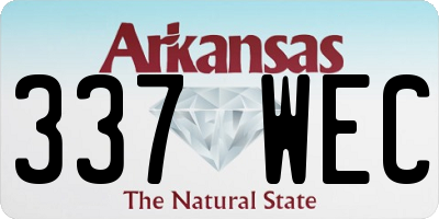 AR license plate 337WEC