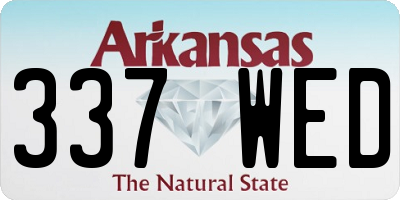 AR license plate 337WED
