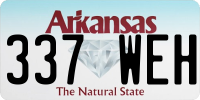 AR license plate 337WEH