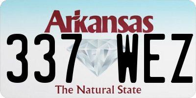 AR license plate 337WEZ