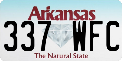 AR license plate 337WFC