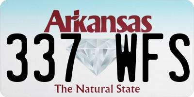 AR license plate 337WFS