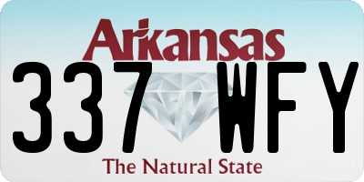 AR license plate 337WFY