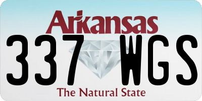 AR license plate 337WGS