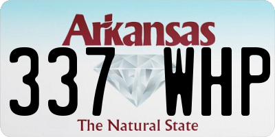 AR license plate 337WHP