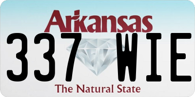 AR license plate 337WIE