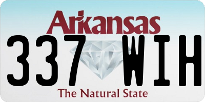 AR license plate 337WIH