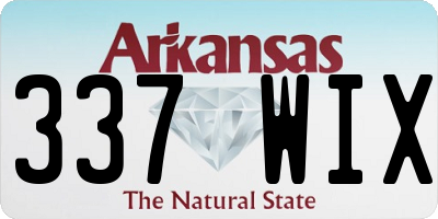AR license plate 337WIX