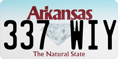 AR license plate 337WIY