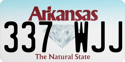 AR license plate 337WJJ