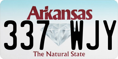 AR license plate 337WJY