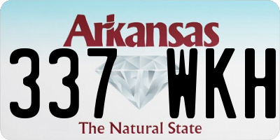 AR license plate 337WKH