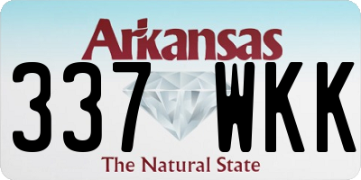AR license plate 337WKK