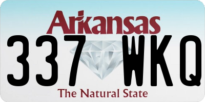 AR license plate 337WKQ