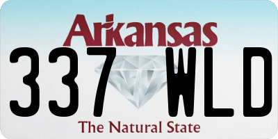 AR license plate 337WLD