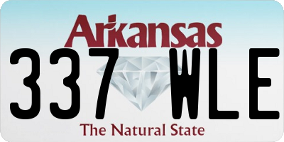 AR license plate 337WLE