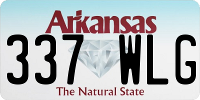 AR license plate 337WLG